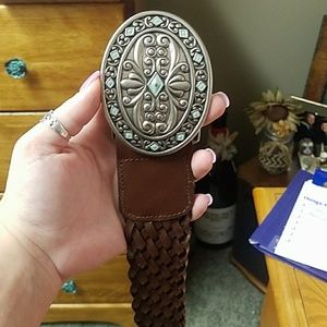 Bonded leather belt